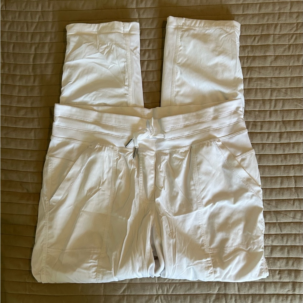 White Lululemon Activewear Dance Studio Pants - Picture 4 of 7